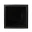 Jardinière en pierre 12,69 "H x 31,75", noir - Accessoire de jardin attrayant 13 "32,5", décoration