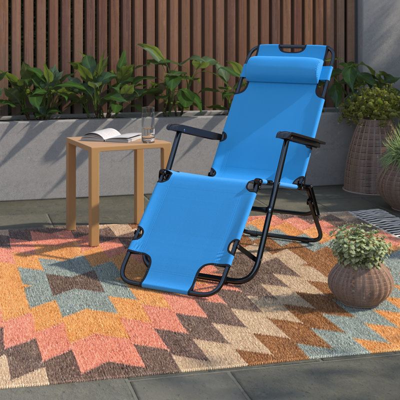 Chaise longue inclinable 33,5 po Henagar
