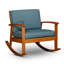 Chaise berçante en bois massif avec coussins Buecker-71198956-43778145
