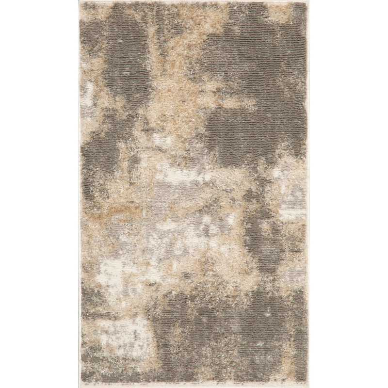 Tanja Collection Modern Abstract Area Rug, Rectangle 1'9" x 3'2"