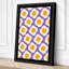 Fried Egg Grid Mid-Century 1 Piece Wrapped Canvas Wall Art-1961836061-1961836062