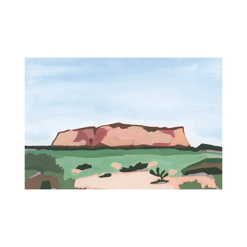 Abstract Valley I, 2024 by Andrea Mejia - Gallery-Wrapped Canvas Giclée on Canvas, 45.72 cm H x 66.04 cm W  x  3.175 cm D