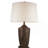 30" Tall Polyresin Table Lamp "Kayan", Bronze Rustic Finish