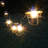 Kennell Electric Café String Lights with 10 Bronze Metal Shades