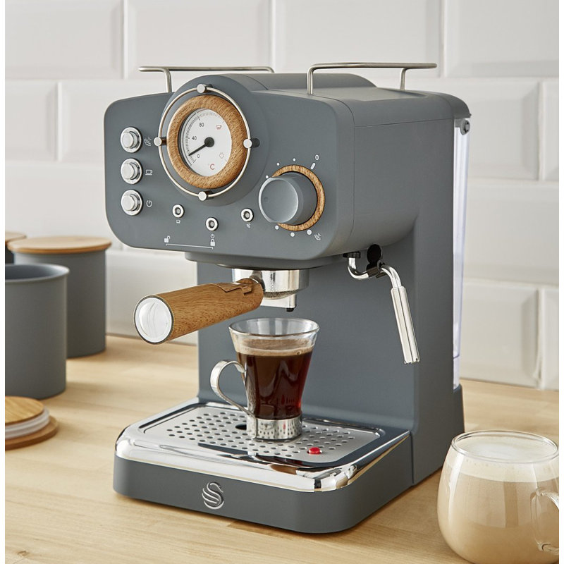 Nordic Coffee & Espresso Combo Machine, Grey