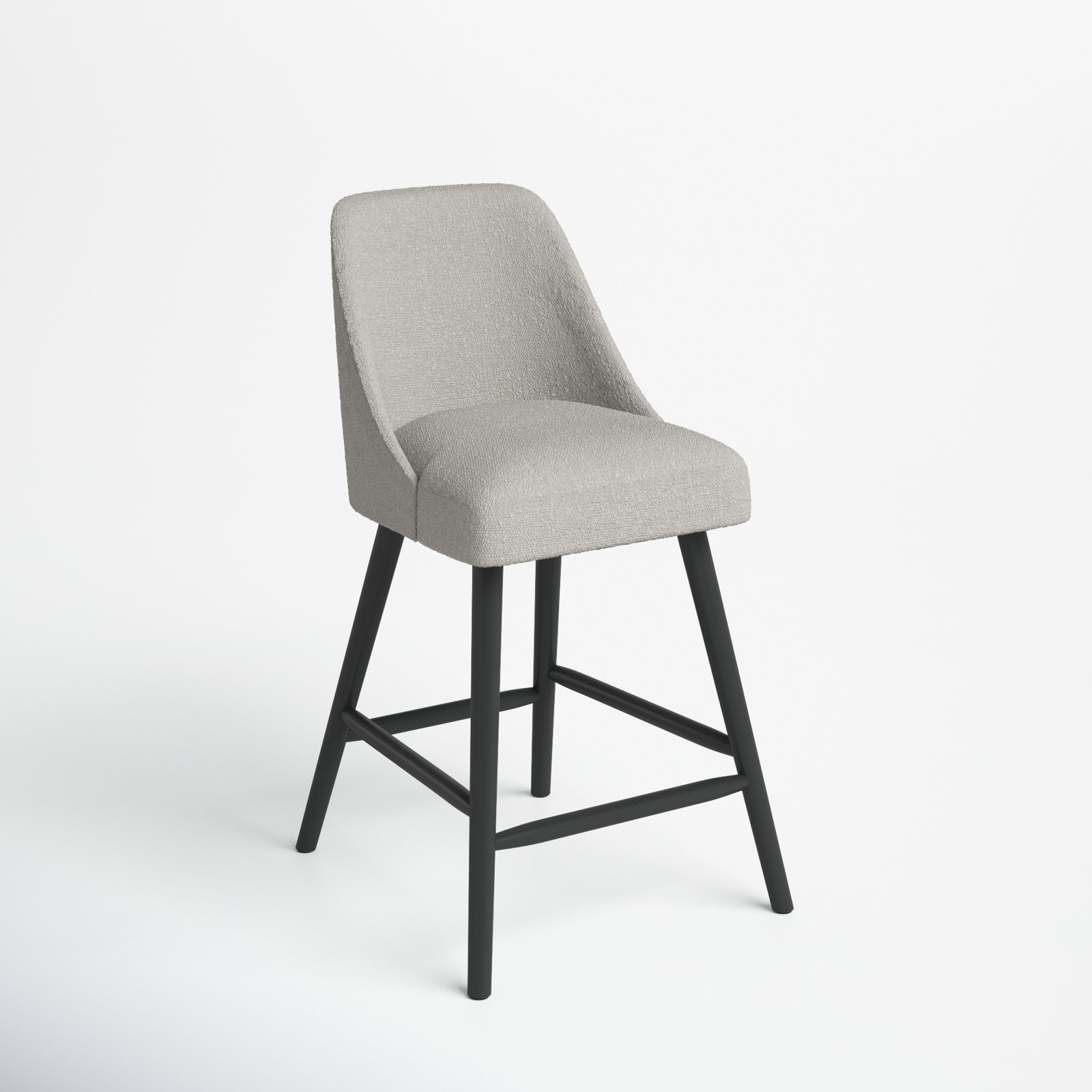 Gallie Bar and Counter Stool, Counter Stool (27" Seat Height), Classic Elephant Boucle