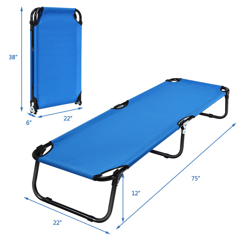 Cot, Blue