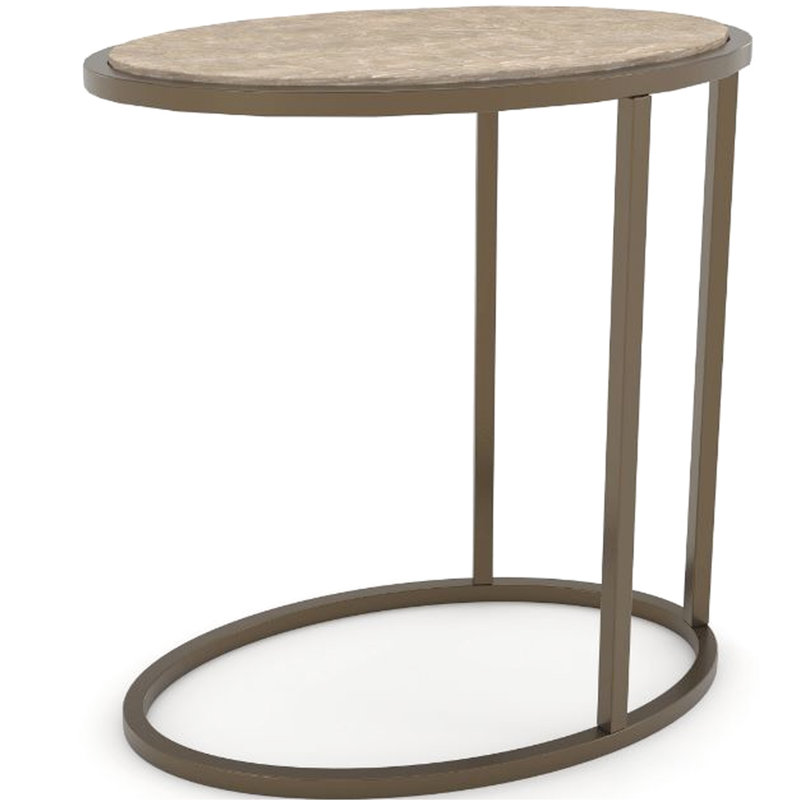 Table de chevet en métal / bois Tamel