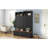 76.7''H Farmhouse Hall Tree with Bench and Cabinet, 4-in-1 Entryway Bench with Coat Rack, Modern Entryway Storage Organizer with Open Cubbies & Hooks-129768516