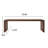 Sectionals Table, MDF, Walnut Veneer