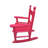 S Rocking Rose Red Chair- Indoor Or Outdoor -Suitable For Kids-Durable-1546035718