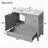 Bathroom Vanity with Solid Pine Frame-914169741