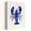 Aquarelle, homard bleu, homard abstrait, art mural-837888347