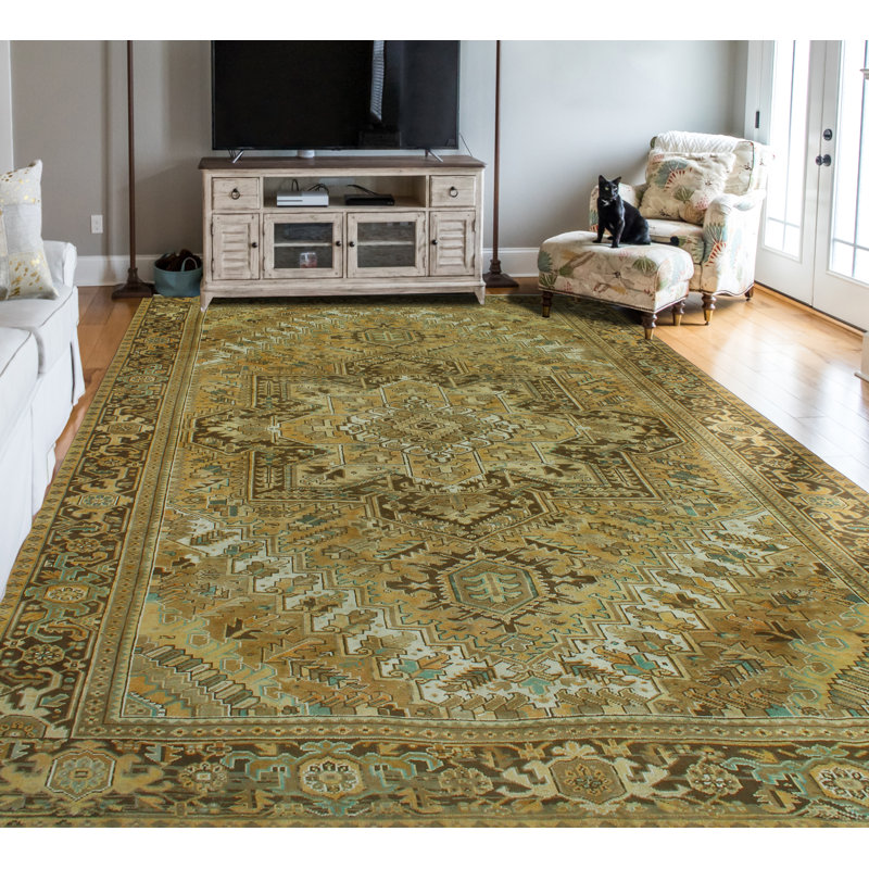 Tapis unique en laine 9 pi 8 po x 12 pi 6 po 2022 Aubrieanna