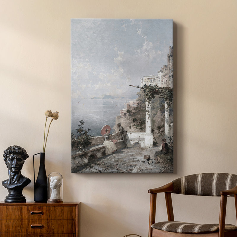 Paysage rétro CCII - galerie Cavas sur mesure, H 18 po x l 12 po