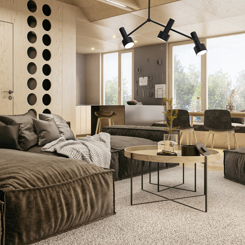 Linterna 3 - Light Sputnik Chandelier