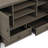 Warm Shaker 47"W Solid Wood Transitional Tall TV Stand for TVs up to 50" with 2 Cabinets, 2 Drawers, and Adjustable Shelves-1520633943