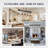 39.4" Farmhouse Chandelier Linear Kitchen Island Lighting