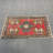 20.9x38.2 Inch Vintage Patchwork Rug, Small Red Rug