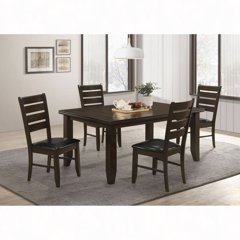 5-Piece Dining Set, 5 Pieces: Table, 4 Chairs