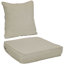Ensemble de coussins de siège et de dossier 24 po x 24 po - Gris-2076813232
