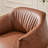 Arloh 2 - Pieces 33'' Wide Hand-Tufted Faux Leather Barrel Chair-87075641