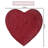 Schoenberger Heart Shape Bath Rug 25"x25"-1611439383