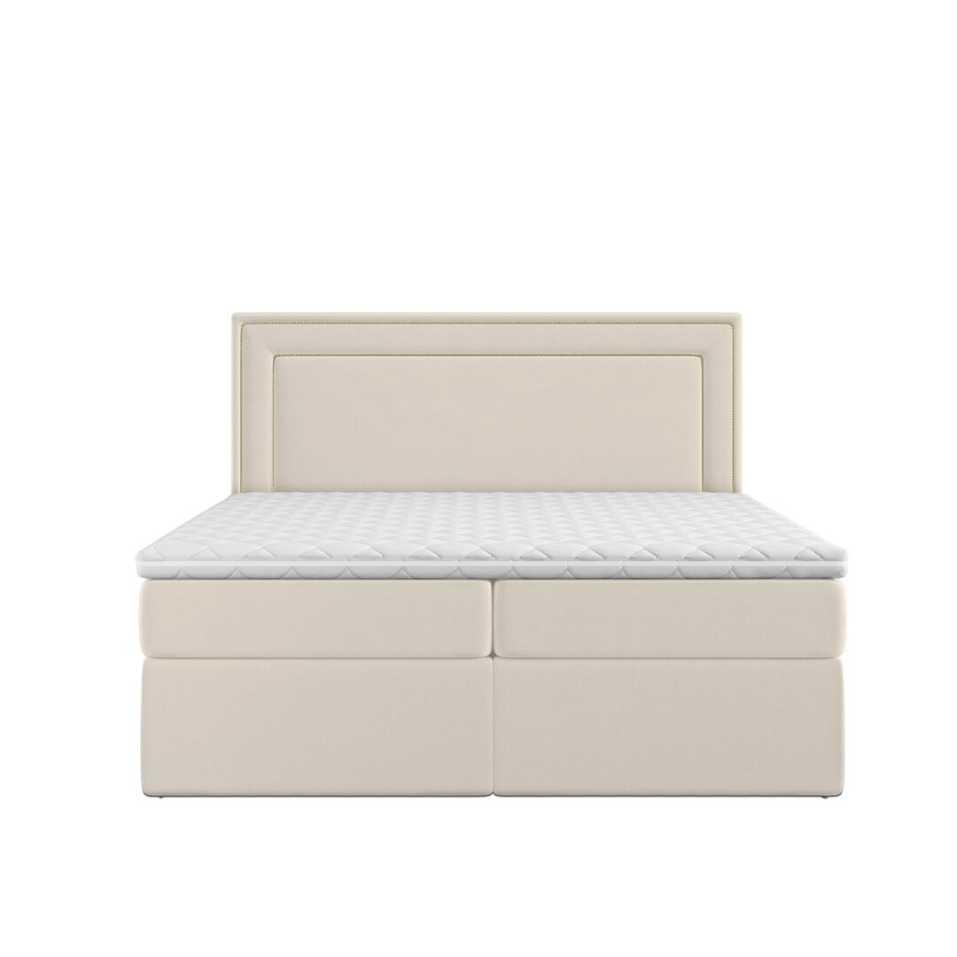 Boxspringbett Mcdowell mit Topper und Bettkasten