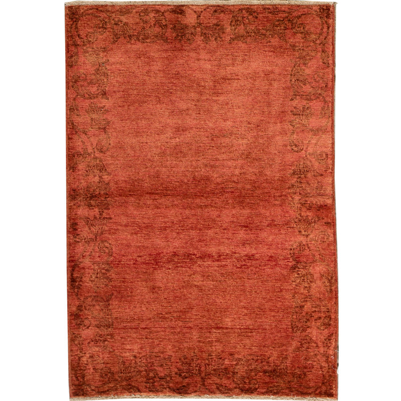 Hand Woven Wool Floral Area Rug