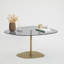 Table basse moderne avec plateau en verre trempé, gris foncé et or, 33,5 po x 15,7 po x 26,4 po | Pieds robustes en métal, démontés pour un assemblage facile | Design élégant pour le salon et les espaces de détente, élégant et fonctionnel-647895881-647895894