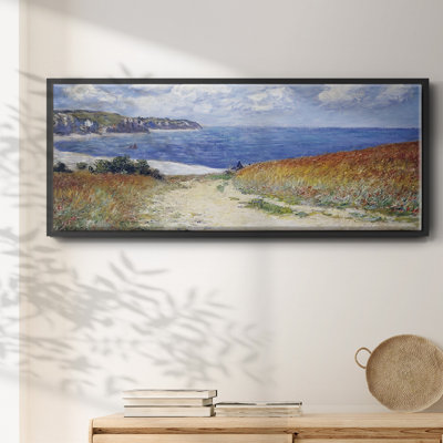 «The Passage to the Sea Near Pourville, 1882», reproduction sur toile flottante