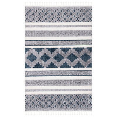 Tapis à motif géométrique Jaamal Performance