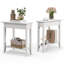 Table de bout avec rangement Sadena