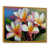 Toile avec cadre flottant or