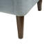 Chaise à boutons avec mousse haute, pieds en bois massif, chaise berçante rembourrée bleu poudré,-55729963