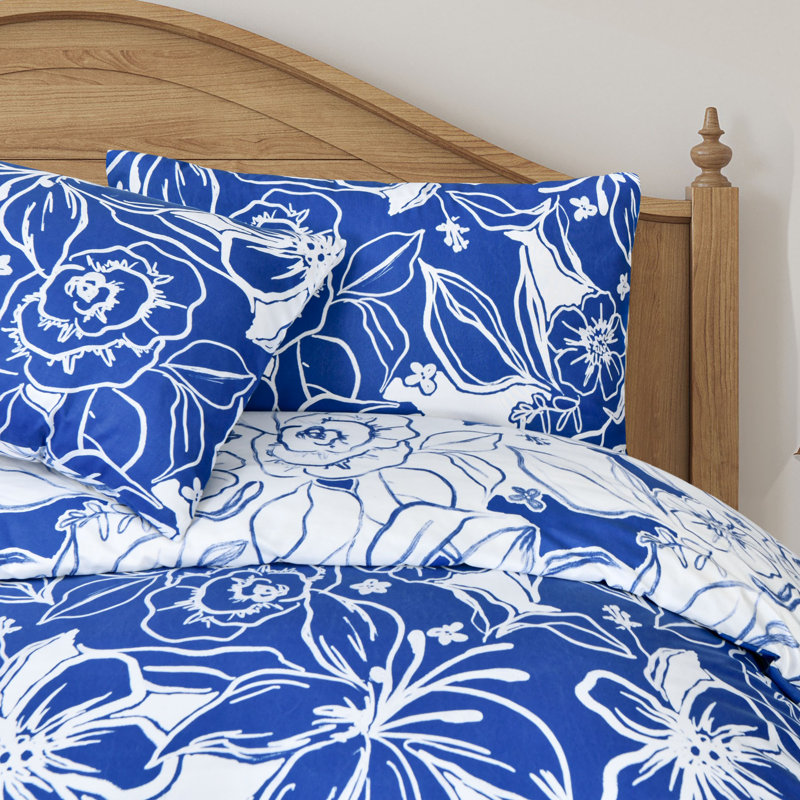 Hawaiian Tropic Duvet Set, Kingsize Duvet Cover + 2 Standard Pillowcases