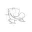 Chaise berçante de luxe Nordic Light