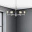 Lustre chrome 6 lumières Mercer41-1296801906