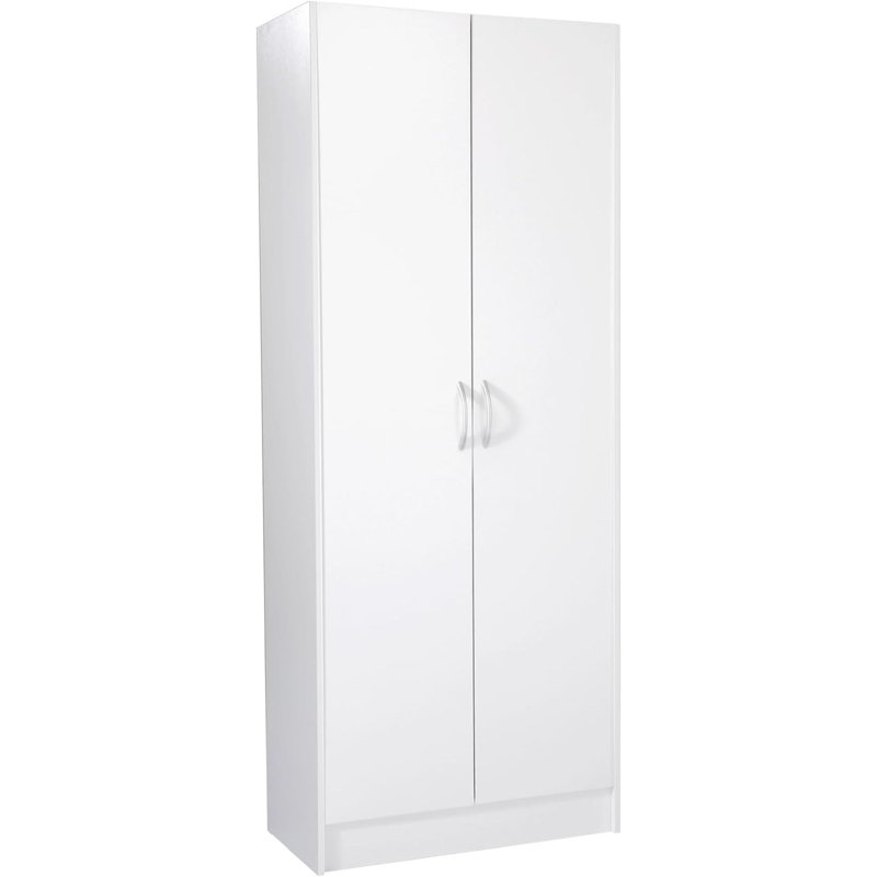 Armoire de cuisine 60 po, armoire de rangement autoportante de 110 lb avec 3 tablettes (2 réglables)