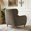 Fauteuil club rembourré à oreilles