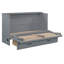 Murphy Bed With Large Drawers-625933727