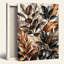 Ensemble de 1 tableau sur toile à motif de feuilles-338169348-338169349