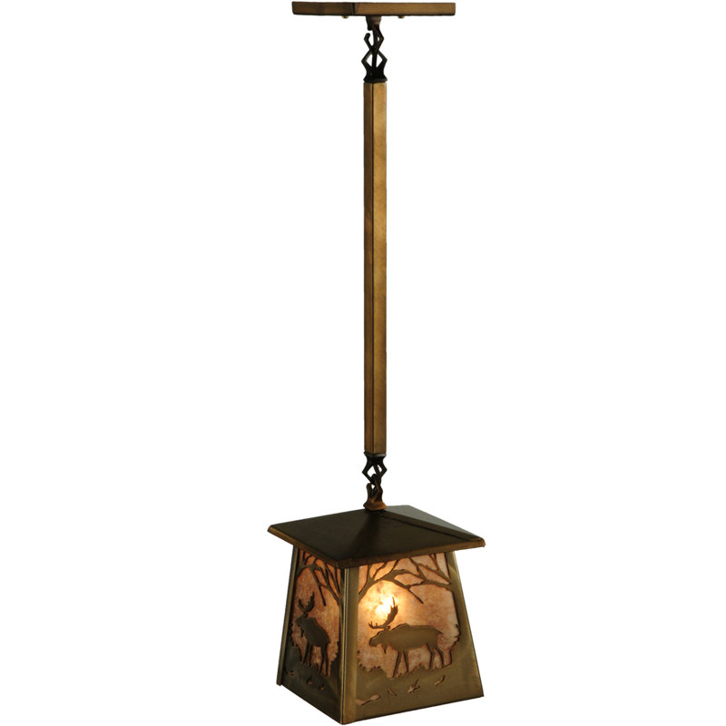 Luminaire suspendu géométrique 1 lumières lanterne