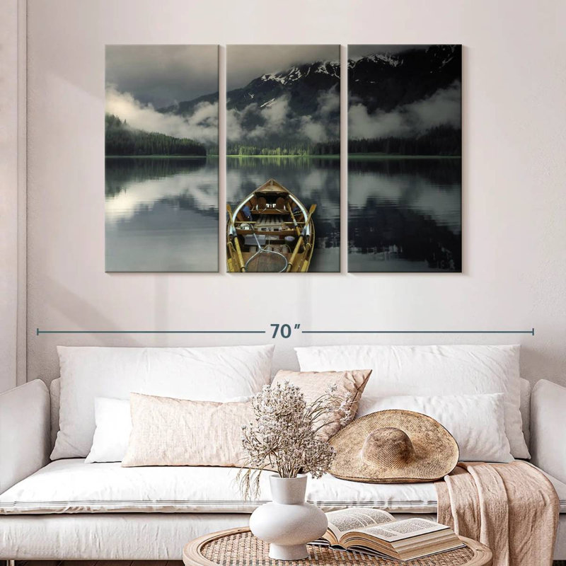 Syd Windfall Harbor Boat, 32" H x 50" W