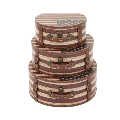 Doud 3 Piece Wooden Decorative Box Set