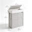 Plastic and Steel Laundry Basket