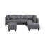 Canapé, chaise et repose-pieds rembourrés 104,5 po