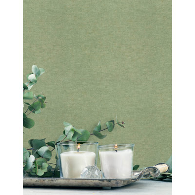 Papier peint délavé vert Tansy
