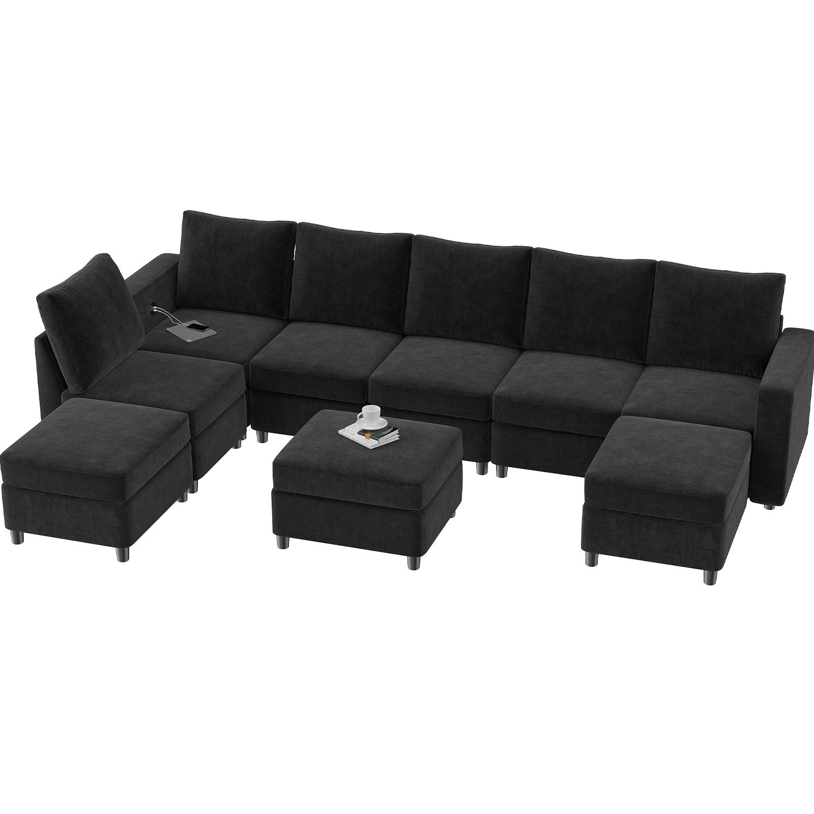 VINGLI 9Piece Modular Sectionals & Reviews Wayfair