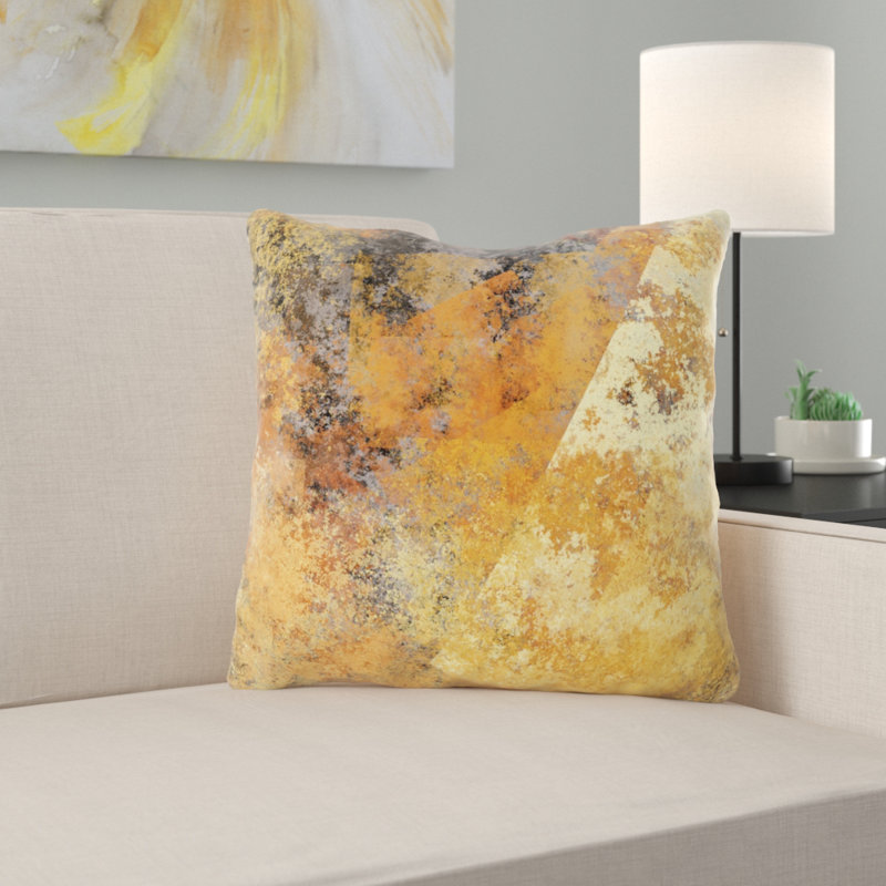 Coussin décoratif Nahlia, Microsuède, Intérieur